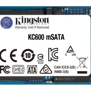 Kingston Technology KC600M Unidad de estado solido kingston kc600 256gb msata r. 550mb/s w.500mb/s