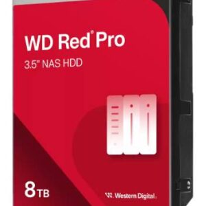 Disco Duro WESTERN DIGITAL RED WD8005FFBX 8TB - SATA, 7200 RPM, 3.5 Pulgadas Caché 256MB, Velocidad de transferencia: 235MB/s, Modelo: WD8005FFBX