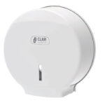 Clar Systems Dispensador de Papel Higiénico Maxi Innova Color Blanco para Rollo Industrial 400mm máx