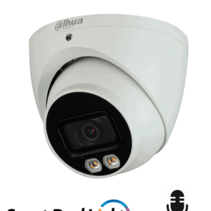 DAHUA HAC-HDW1239TN-IL-A-S2 - Camara Domo de 2 Megapixeles/ Iluminador Dual Inteligente+Full Color/ Lente de 2.8 mm/ 107 Grados/ Microfono Integrado/ WDR Real de 130 dB/ 40 Metros de Iluminación IR y Visible/ IP67/