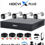 DAHUA DH-KIT/XVR1B04-I/T/4-HAC-HFW1200RLN-IL-T - Kit 4 Canales 2 MP con Audio y DVR Cooper-I WizSense. Incluye 4 cámaras Iluminador dual 2 MP con micrófono integrado. 4 canales más 1 IP y 4 SMD Plus. Incluye accesorios/