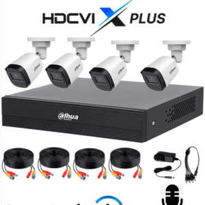 DAHUA DH-KIT/XVR1B08-I/T/8-B1A21N-U-IL-A-0280B- Kit de 8 Canales 2 Megapixeles DVR Cooper-I WizSense Con IA H.265+ 8 Camaras B1A21N-U-IL-A-0280B 1080p 8 Canales + 2 IP o Hasta 10 Canales IP 4 Canales SMD Plus