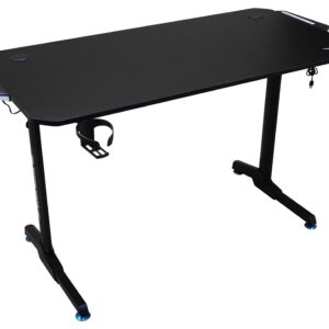 Naceb Gaming Escritorio gaming Naceb de fibra de carbono con iluminacion LED NA-0628