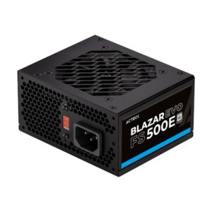 ES-05002E Fuente de Poder ACTECK Blazar Evo ACTECK FS500E Advanced Series 500W Slim. para gabinetes compactos: KENDAL - BERN, ATOM, BROOK