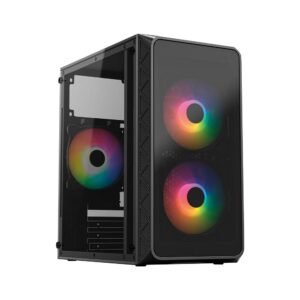 Gabinete Mini Torre ACTECK DOOM PRO CRYSTAL GI730C
