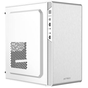 ACTECK Gabinete Micro Torre Performance II GI215F Essential Series Factor: Micro Atx - Mini ITX - Soporte para ventiladores: Superior 2x120mm no incluidos 1x120mm