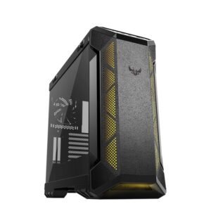 GT501/GRY/WITH Gabinete gamer ASUS TUF Gaming GT501 con Ventana RGB - Midi Tower, ATX, EATX, Micro ATX, Mini-ITX, USB 3.1, sin Fuente, 4 Ventiladores Instalados (3x RGB),