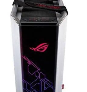 CASE/WT/AL/WITH Gabinete Gamer ASUS ROG Strix Helios GX601 - iluminación LED RGB, ATX, EATX, Sin fuente, 4 Ventiladores Instalados (4x 140mm), Negro