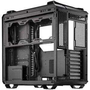 GT502 TUF GAMING CASE/BLK Gabinete ASUS TUF Gaming GT502 con Ventana - Midi-Tower, ATX, Micro-ATX, Mini-ITX, USB 3.2, sin Fuente, Cristal templado, Negro