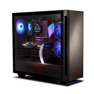 Gabinete XPG INVADER Black Cristal Templado ATX USB 3.0 Audio HD - Color -negri