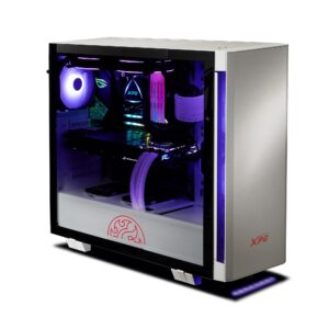 Invander Gabinete XPG Invader Withe Cristal Templado ATX USB 3.0 Audio HD - Color Blanco