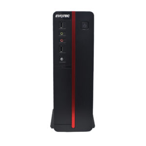 Gabinete EVOTEC Viena Slim - Gabinete, m-ATX, Negro, 600 W