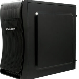 EV-1014 Gabinete EVOTEC mini atx bassu fuente 600w