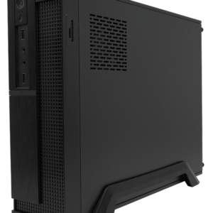 EV-1017 Gabinete EVOTEC Lisboa Slim - Compatibilidad M-ATX, Incluye Fuente de 500W y Ventilador lateral