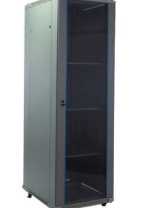 Gabinete de red 19 - 26U, Puerta de cristal, 600x800, Flatpack, IP20, Carga estática máxima 1500 kg, INTELLINET 713108
