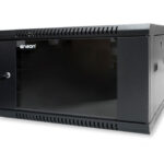 Gabinete Pared 6U ENSON ENS-RKGB6U - Negro, Rack o bastidor independiente, 60 kg, 6U