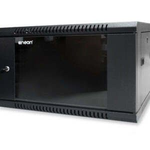Gabinete Pared 6U ENSON ENS-RKGB6U - Negro, Rack o bastidor independiente, 60 kg, 6U