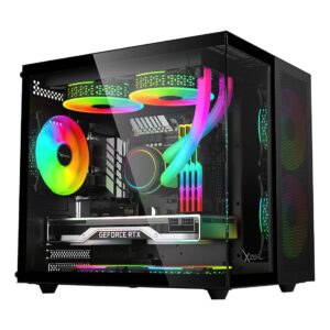 Xzeal Gabinete CUBO GAMER CXi1 Negro. XZGAMC1B