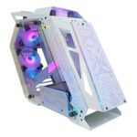 Xzeal Gabinete Gamer Micro ATX/Mini ITX IR02 XZGAIRRGBW Blanco.