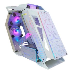 Xzeal Gabinete Gamer Micro ATX/Mini ITX IR02 XZGAIRRGBW Blanco.