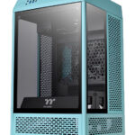 The Tower 100 Turquoise Mini Chassi Gabinete THERMALTAKE Tower 100 Turquesa - con Ventana RGB, Mini-Tower, Mini-ITX, USB 3.0, sin Fuente