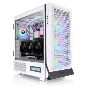 CA-1X5-00M6WN-00 Gabinete THERMALTAKE Ceres 500 TG ARGB Snow Mid Tower - ATX/E-ATX/Micro ATX/Mini-ITX, USB 3.0, sin Fuente, 4 Ventiladores Instalados ARGB