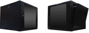 Gabinete WAM WAM-WC06UR06-A - Negro, Gabinete Para Montaje, 6UR, 19 pulgadas