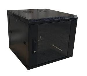 Gabinete WAM WAM-WC09UR06-A - Negro, Gabinete Para Montaje, 9UR, 19 pulgadas