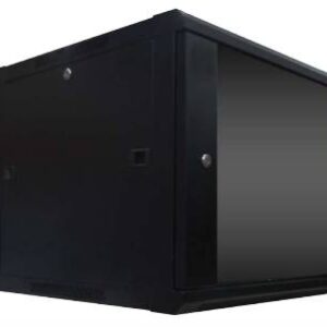 Gabinete WAM WAM-WC12UR06-A - Negro, Gabinete Para Montaje, 12UR, 19 pulgadas