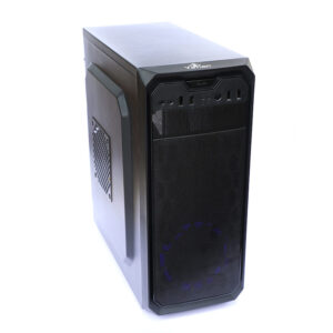 Yeyian gabinete gamer stahl 900 - compatible mini atx, micro atx, atx, media torre, incluye 1 ventilador led de 120mm al frente, mod. YNH-SL900