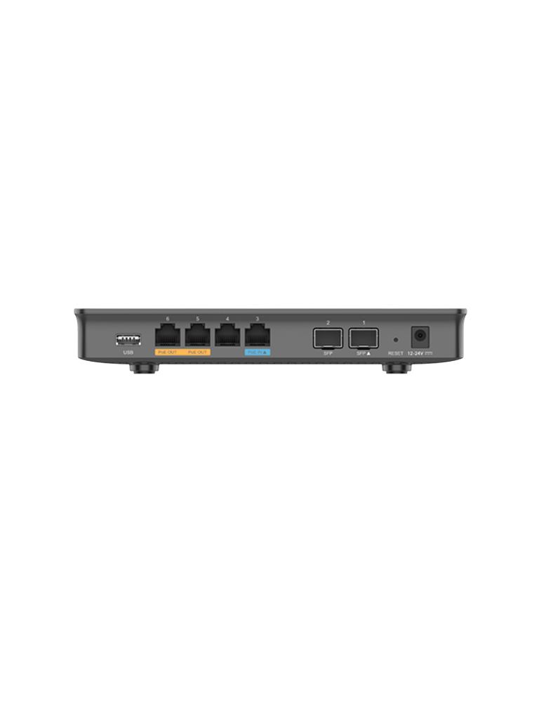 GRANDSTREAM GWN7002 - Router VPN Multi-WAN Gigabit/ 2 SFP 2.5G WAN/LAN + 4 puertos Gigabit (2 con salida PoE)/ NAT 2.2 Gbps/ VPN IPsec, OpenVPN, WireGuard y L2TP/ Firewall integrado/ Balanceo y failover/ Controlador GWN integrado/ Gestión GWN.Cloud - Image 2
