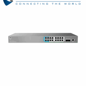 GRANDSTREAM GWN7802P PRO - Switch administrable Capa 2+ empresarial/ 16 puertos Gigabit PoE++ 802.3bt, hasta 60W por puerto/ 2 SFP+ 10G/ Presupuesto PoE 250W/ Capacidad 72 Gbps/ VLAN, QoS, ARP Inspection y anti-DoS/ Gestión GWN.Cloud y GWN Manager