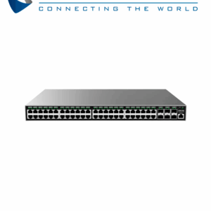GRANDSTREAM GWN7806P - Switch administrable Capa 2+ empresarial/ 48 puertos Gigabit PoE 802.3af/at/ 6 SFP+ 10G/ Presupuesto PoE 360W/ Capacidad 216 Gbps/ VLAN, QoS, ARP Inspection y anti-DoS/ Gestión GWN.Cloud y GWN Manager