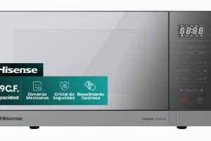 Horno de Microondas Hisense HMMS2509SP 0.9 pies cúbico. Color Silver inox