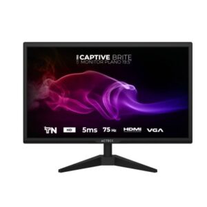Monitor ACTECK, 19.5 pulgadas, 250 cd / m², 1600 x 900 Pixeles, 5 ms, Negro