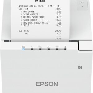 Impresora EPSON Térmica de Ticket's TM-M30III-051 Wifi-BT (C31CK50051) Color Blanco