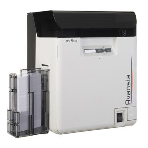 Impresora EVOLIS AV1H0000BD - Sublimación de tinta/Transferencia térmica por resina, 144 tarjeta/h, LCD
