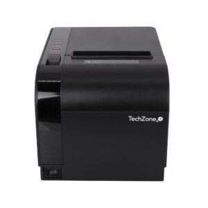 Impresora termica TECHZONE TZBE301 de 80mm - vel de 300mm/s, 576 DPI´s, USB-SERIAL-RJ45-RJ11, cortador automatico, 1 año de garantía