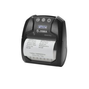 ZEBRA ZQ220 Plus; ZQ22-B16B1KL-00 - 80mm mobile receipt+label printer, BTv5, NFC, CPCL ESC-POS, Belt clip, USB charging, English/Latin/Cyrillic, Group L