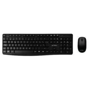 Kit Inalámbrico ACTECK CREATOR MK440 - Estándar, Negro, Conectividad: Inalámbrica, Teclas: 105, 2 botones + scroll