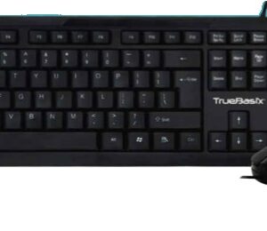 Kit Teclado Estándar y Mouse ACTECK AC-928984 - Estándar, 105 teclas, Negro