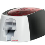 Kit BADGY EVOLIS - PVC, Negro, Rojo, Color blanco, Pintar por sublimación/Transferencia térmica, Kit de Credencializacion