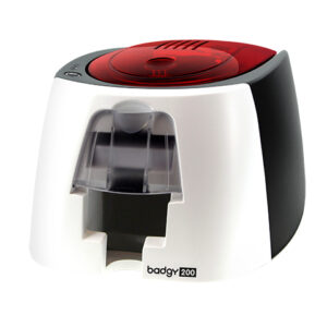 Kit BADGY EVOLIS BADGY200 - PVC, Negro, Rojo, Color blanco, Pintar por sublimación/Transferencia térmica, Kit de Credencializacion