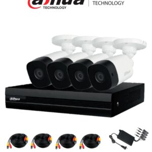 Dahua Technology DH-KIT/XVR1B08-I/4-B1A21N-0360B Kit Videovigilancia DVR Cooper-I WizSense - 8 Canales IP más 2CH IP o hasta 10CH IP, 4CH SMD Plus, con 4 cámaras B1A21 2MP. Búsqueda de humanos y vehiculos