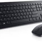 Kit Teclado y Mouse DELL 580-AKCU - Español, Negro, 1000 PPP