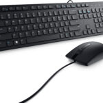 Kit de Teclado y Mouse Óptico DELL KM300C (580-AKKW) - Alámbrico, USB 2.0, Negro, Español.