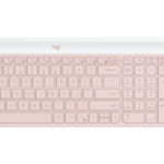 920-011312 Kit Teclado y Mouse LOGITECH - Rosa, 10 m