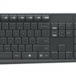 920-007901 Kit de Teclado y Mouse LOGITECH - Negro, 10 m