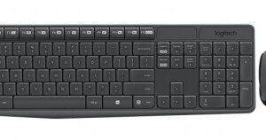920-007901 Kit de Teclado y Mouse LOGITECH - Negro, 10 m