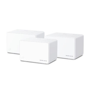 MERCUSYS Sist. wifi 6 mesh ax3000 Halo H80X(3-pack) con puertos gigabit - fácil administración y configuración por aplicación